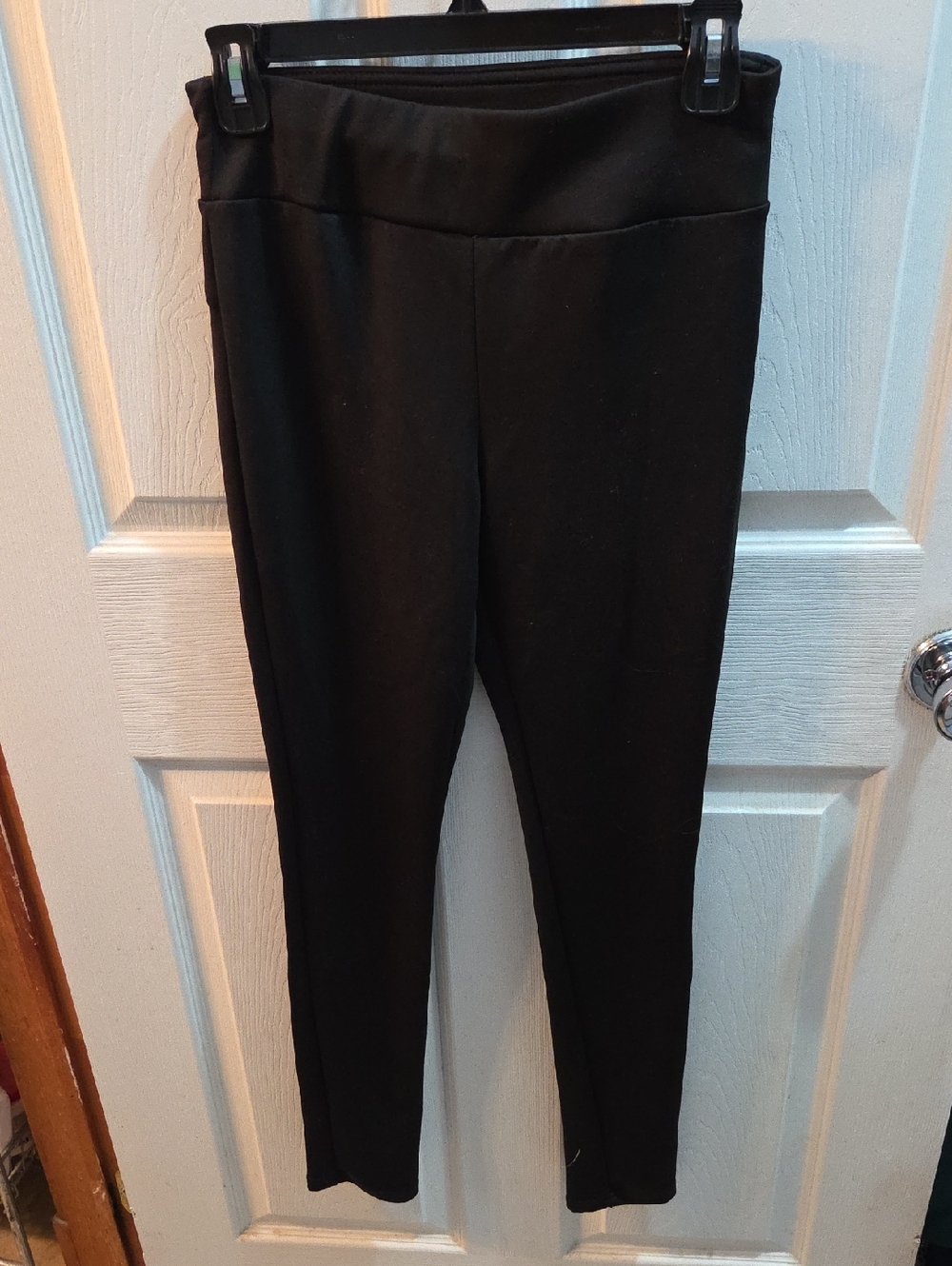 shosho Black Stretch Ponte Leggings